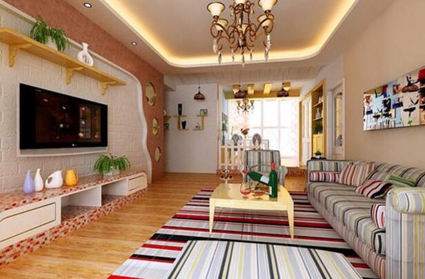 2016年婚房電視背景牆裝修效果圖大全