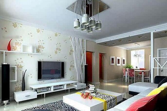 2016年婚房電視背景牆裝修效果圖大全