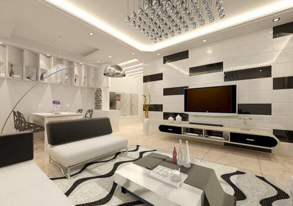 2016年婚房電視背景牆裝修效果圖大全