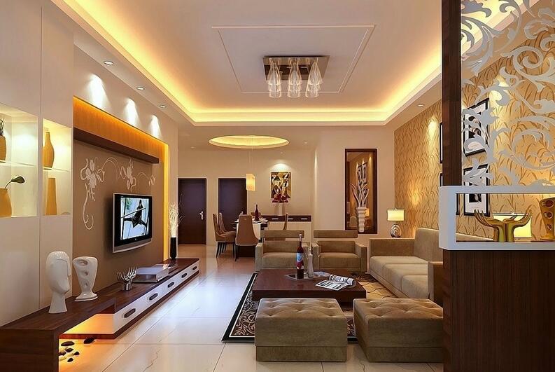 電視牆的設計要和整體風格向協調